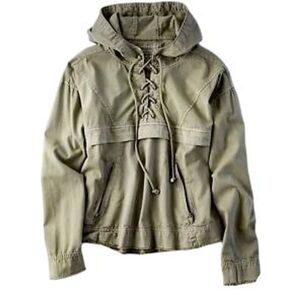 American Eagle Outfitters Sage Green Pullover lightweight Coat
